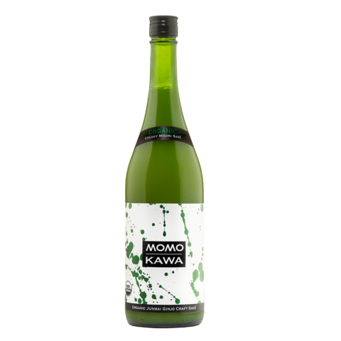 Momokawa Organic Nigori 750ml Bottle Shot