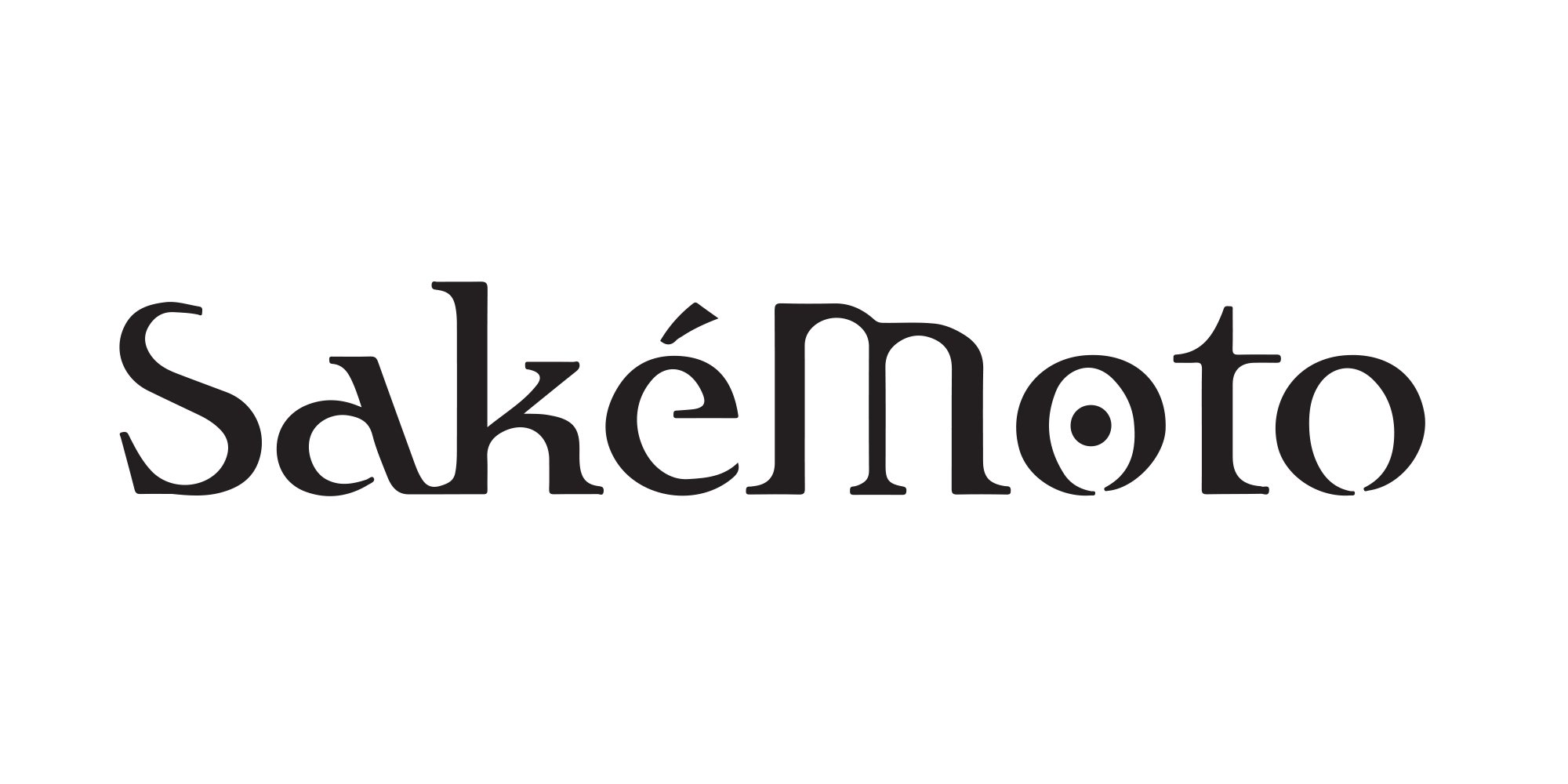 Black SakéMoto Logo