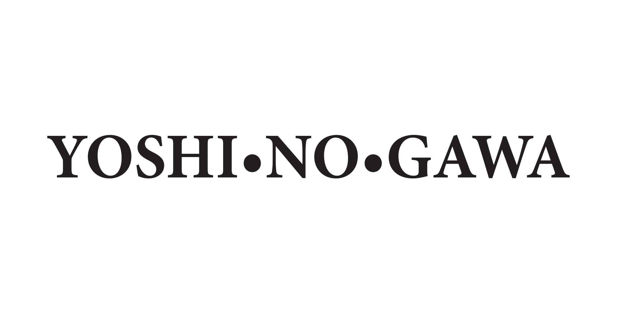 Black Yoshinogawa logo