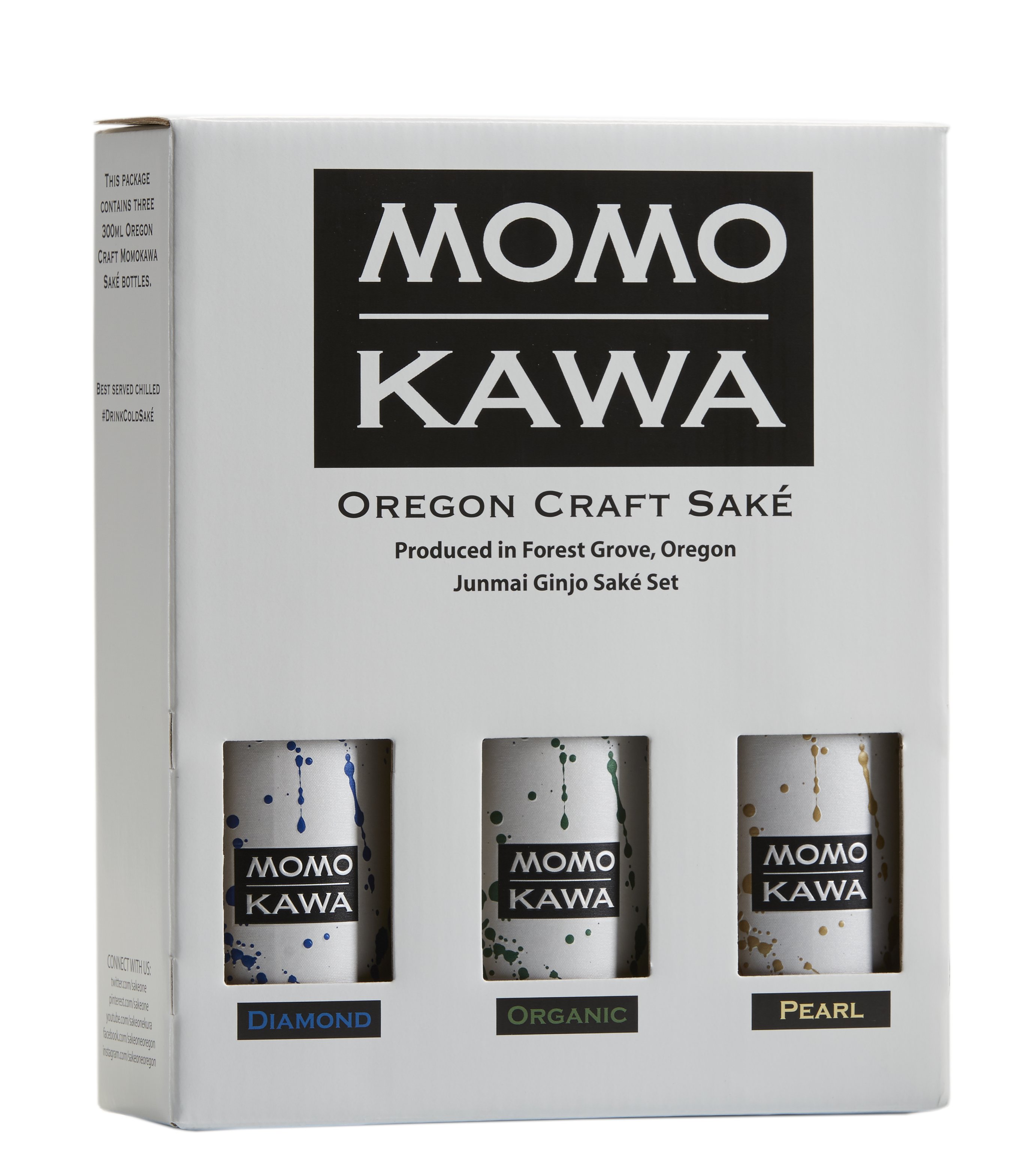 Momokawa Craft Saké Sampler 300ml Three Pack SakéOne