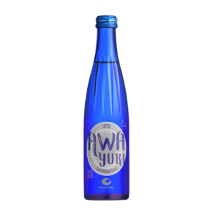 300ml Hakutsuru's blue Awa Yuki bottle