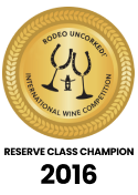 Rodeo Uncorked - Reserve Class Champion, 2016