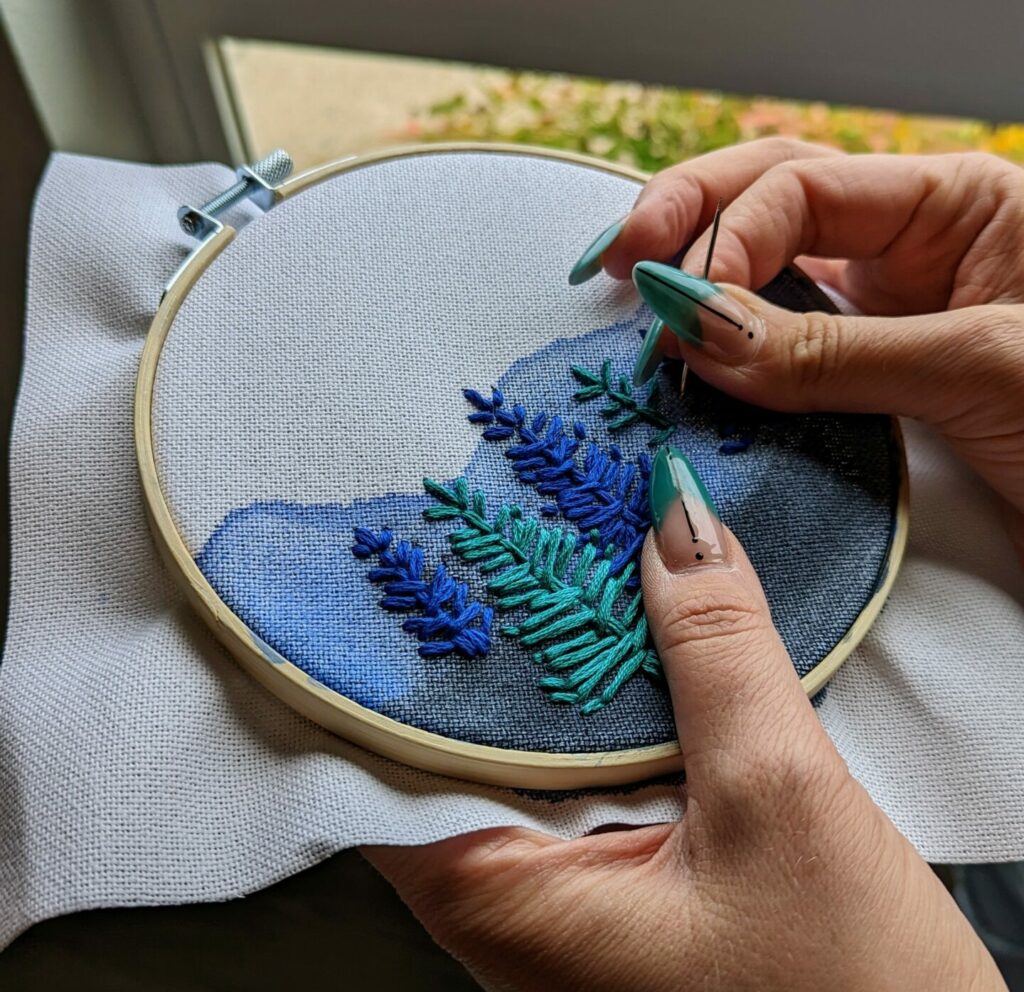 Watercolor Embroidery Hoop Class Product Image